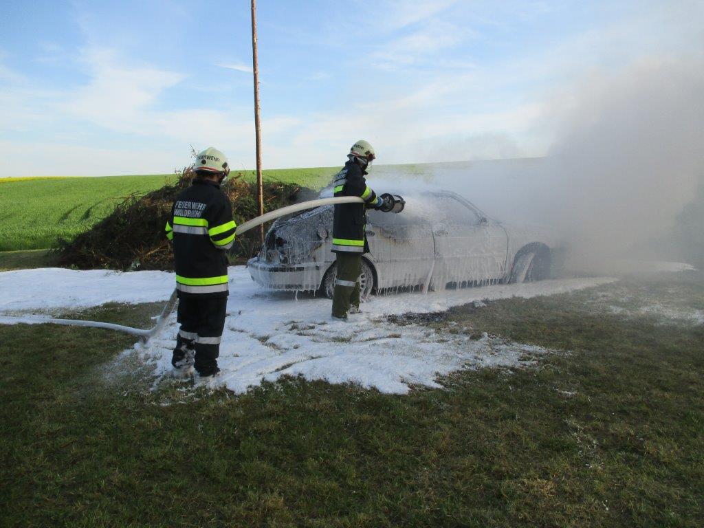 Monatsübung Fahrzeugbrand 21.05.2016 014